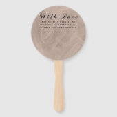 Texturierte rosa Stoffe - jede Farbe Fächer (Rückseite)