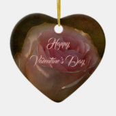 Texturierte Rosengarten Keramikornament (Vorne)