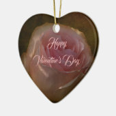 Texturierte Rosengarten Keramikornament (Links)