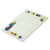 Texturierte Schaltflächen Notepad Notizblock (angewinkelt)