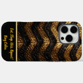 Texturierte Schlangendetails aus einer giftigen Sc Case-Mate iPhone Hülle (Rückseite (Horizontal))