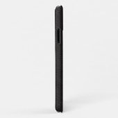 Texturierte schwarze Leder Case-Mate iPhone Hülle (Hinten/Rechts)