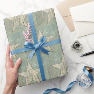 Texturierte Sternverpackungspapier Geschenkpapier