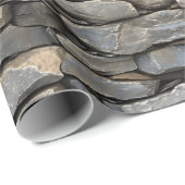 Texturierte Stone-Wall-Papier-Rolle Geschenkpapier (Rolleneckpunkt)