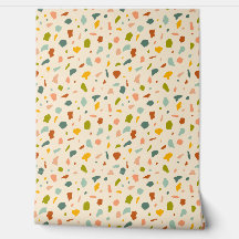 Texturierte Terrazzo-Fußketten - Creme