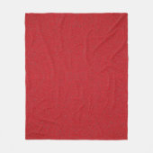 Texturierte Tomate Red Custom Fleece Blanket (Vorderseite)