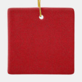 Texturierte Tomate Red Custom Ornament (Vorderseite)