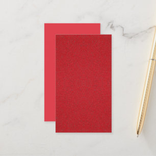 Texturierte Tomatenkarte Red Termin Card - Anpasse