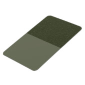 Texturierte Top Moss Green Custom Flexible Magnet (Linke Seite)