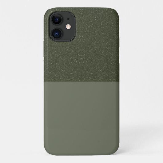 Texturierte Top Moss Green iPhone 11 Fall - Anpass Case-Mate iPhone Hülle (Rückseite)