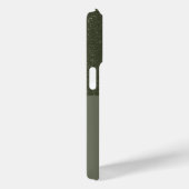 Texturierte Top Moss Green iPhone 15 Pro Fall Cust Case-Mate iPhone Hülle (Rückseite / Rechts)