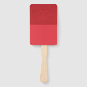 Texturierte Top Tomato Red Paddle Fan (Custom) Fächer