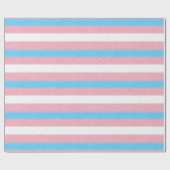 Texturierte Transgender-Flag-Farbstreifen Geschenkpapier (Flach)