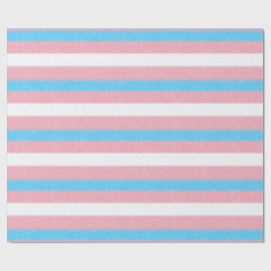 Texturierte Transgender-Flag-Farbstreifen Geschenkpapier (Flach)