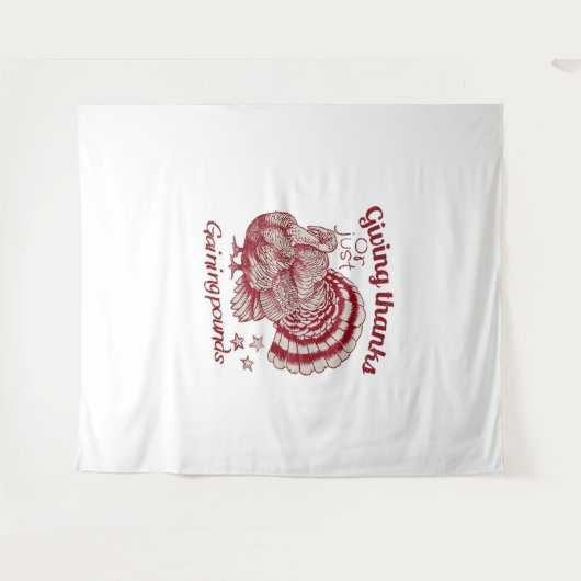 Texturierte Türkei Zeichnete in Reiches Rotes Sepi Wandteppich (Vorderseite (Horizontal))