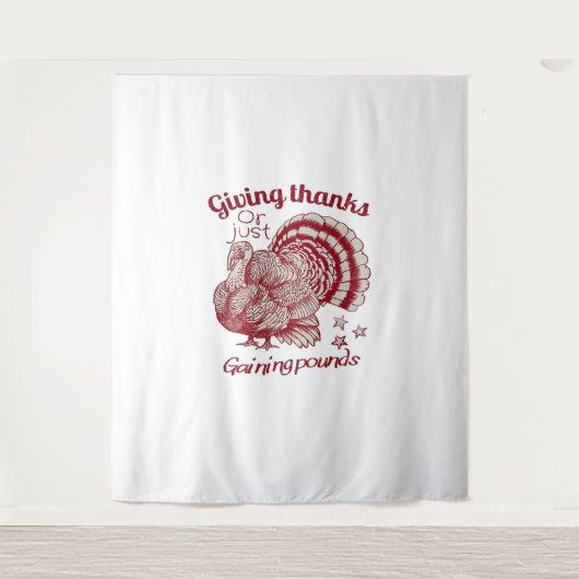 Texturierte Türkei Zeichnete in Reiches Rotes Sepi Wandteppich (Vorderseite)