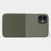 Texturierte Unterseite Moss Green iPhone 11 Fall ( Case-Mate iPhone Hülle (Rückseite (Horizontal))