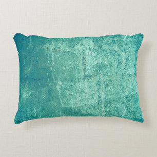 Texturierte vintage gestreifte blaue Wand. Hinterg Dekokissen