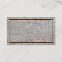 Texturierte Visitenkarte aus weißem Marmor