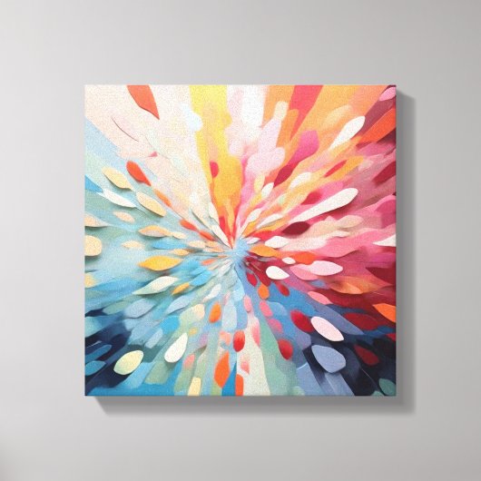 Texturierte Wandkunst, Abstrakt Leinwanddruck (Vorderseite)