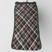 Texturierte Weihnachtsbartan. Golf Headcover (Rotieren 90)