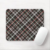 Texturierte Weihnachtsbartan. Mousepad (Mit Mouse)