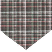 Texturierte Weihnachtsbartan. Tischdecke (Schrägansicht)