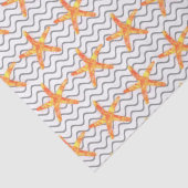 Texturierte Wellensegel-Muster Seidenpapier (Detail)