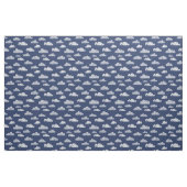 Texturierte Wolken auf dunkelblau Stoff (Fat Quarter (45,7 x 55,9 cm))