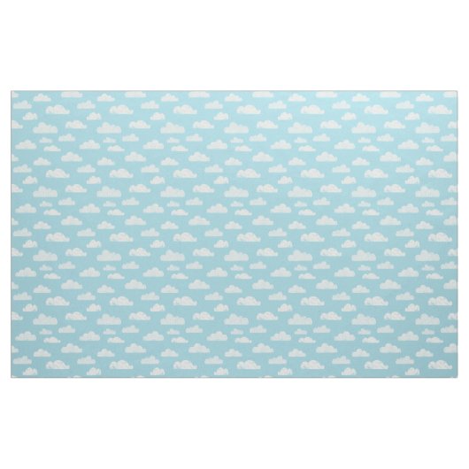 Texturierte Wolken auf hellblau Stoff (Fat Quarter (45,7 x 55,9 cm))