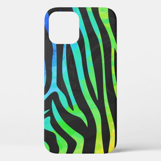 Texturierte Zebra Muster Case-Mate iPhone Hülle (Rückseite)
