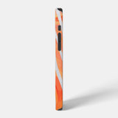 Texturierte Zebra Muster iPhone Hülle (Linke Seite)