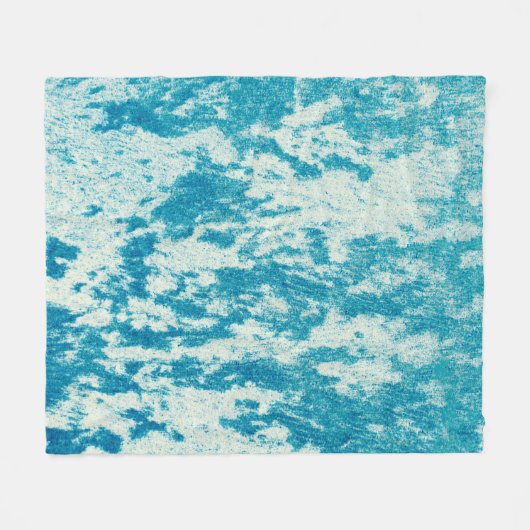 Texturierter blauer Hintergrund aus dichtem Stoff. Fleecedecke (Vorderseite (Horizontal))