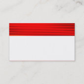 Texturierter Kopf - Hot Red 02 Visitenkarte (Rückseite)