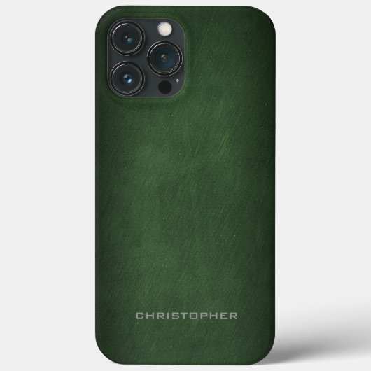 Texturierter Look mit grünem Mangeldesign Case-Mate iPhone Hülle (Rückseite)