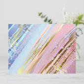 Texturierter rosa Hintergrund Ankündigung (Stehend Vorderseite)