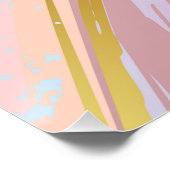 Texturierter rosa Hintergrund Poster (Ecke)