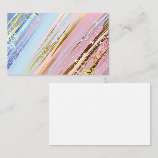 Texturierter rosa Hintergrund Visitenkarte (Vorne/Hinten)