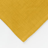 Texturiertes Dunkles Gold Fleecedecke (Ecke)