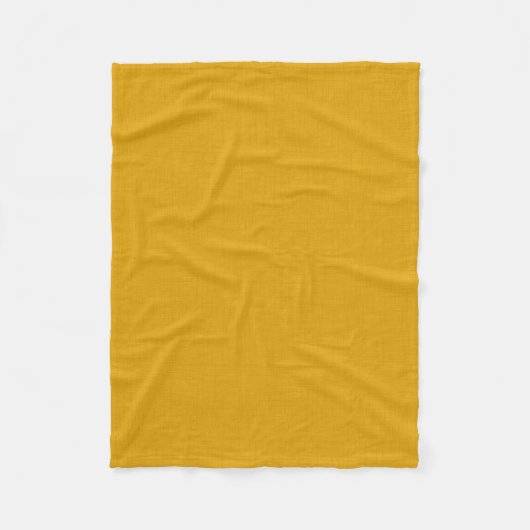 Texturiertes Dunkles Gold Fleecedecke (Vorderseite)