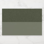 Texturiertes Etikett mit zwei Tonen Flaschen - Anp (Einzelnes Label)