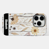 Texturiertes Impasto Abstraktes Smartphone Case-Mate iPhone Hülle (Rückseite (Horizontal))