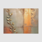 Texturiertes Metall in Kupfer Seidenpapier (Vorderseite)