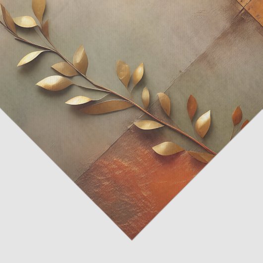 Texturiertes Metall in Kupfer Seidenpapier (Ausschnitt)