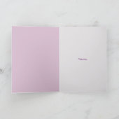 texturiertes Rosa für Freund danke Karte (Innenseite)