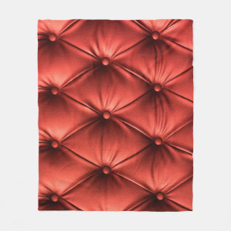 Texturiertes Rotes Leder: Detailliertes Material N Fleecedecke