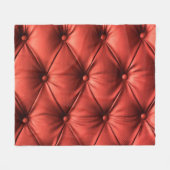 Texturiertes Rotes Leder: Detailliertes Material N Fleecedecke (Vorderseite (Horizontal))