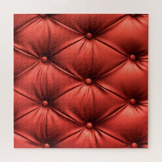 Texturiertes Rotes Leder: Detailliertes Material N Puzzle (Horizontal)