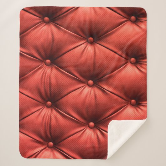 Texturiertes Rotes Leder: Detailliertes Material N Sherpadecke (Vorderseite)