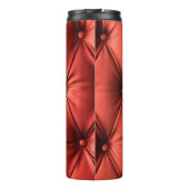 Texturiertes Rotes Leder: Detailliertes Material N Thermosbecher (Rückseite)